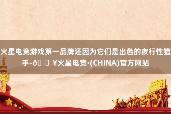 火星电竞游戏第一品牌还因为它们是出色的夜行性猎手-🔥火星电竞·(CHINA)官方网站